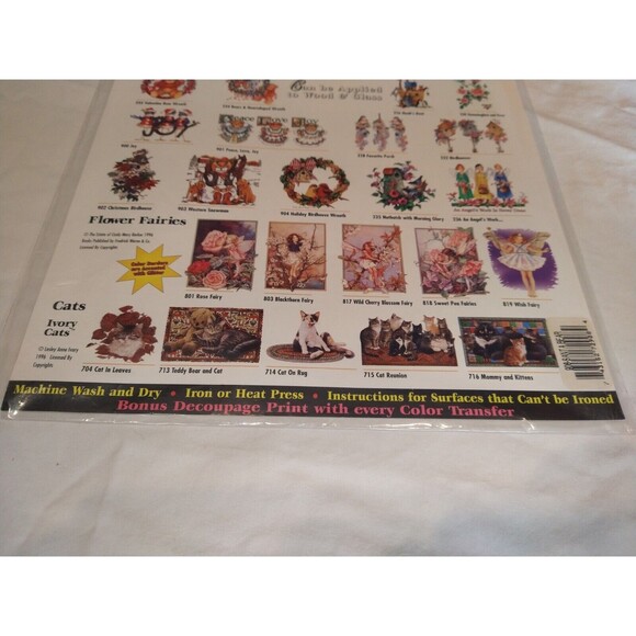 New JONES TONES VINTAGE COLOR IRON-ON TRANSFER #908 Santa Bear 9" x 9" - Picture 6 of 8